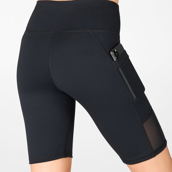 Fabletics High Waisted 9” Biker Shorts - Picture 2 of 6